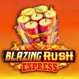 Blazing Rush Express slot logo by AreaVegas at GramsBet Casino