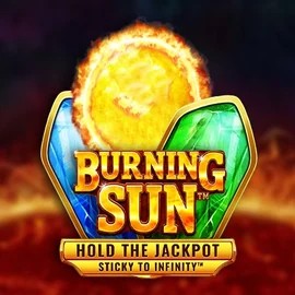 Burning Sun slot logo by Wazdan at GramsBet CasinoBurning Sun